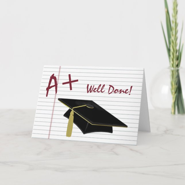 A+ Carte de diplôme personnalisée (Devant)