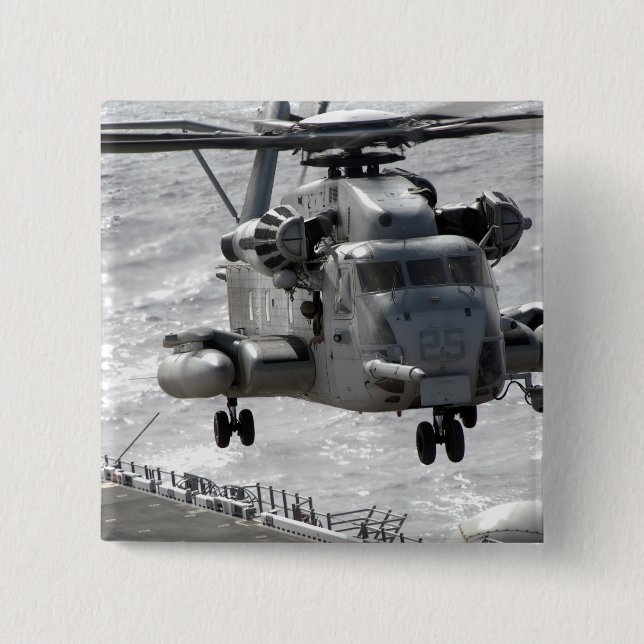 A CH-53E Super-Stallion Hubschrauber Button (Vorderseite)