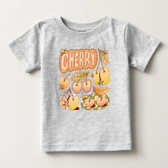A Cherry / Cherry Illustrations Baby T-shirt (Vorderseite)