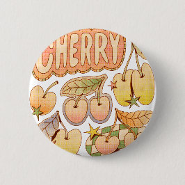 A Cherry / Cherry Illustrations Button