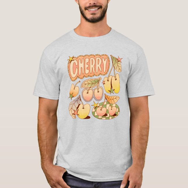 A Cherry / Cherry Illustrations T-Shirt (Vorderseite)