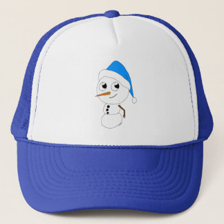 a chibi snowman   truckerkappe