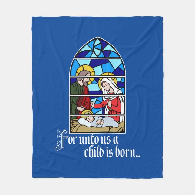 A Child is born Fleecedecke (Vorderseite)