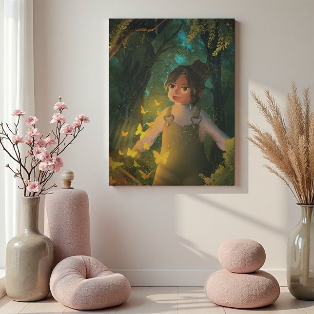 A childish Spark Leinwanddruck (Von Creator hochgeladen)