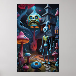 A Chill Hits Groll Town - Ken Gage Art Poster