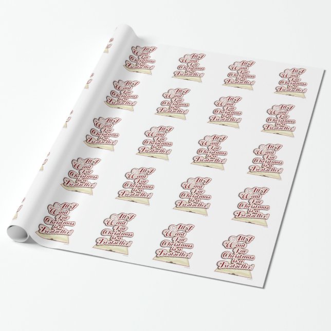 A Christmas Bestseller Geschenkpapier (Ungerollt)