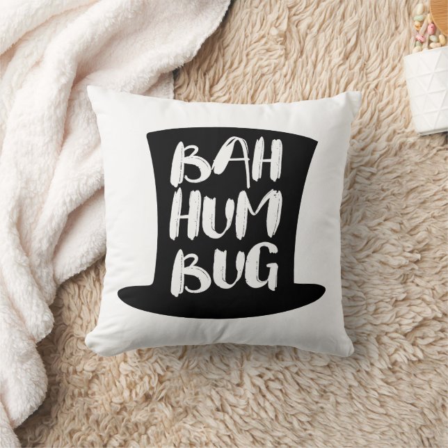 A Christmas Carol Bah Humbug Holiday Throw Kissen (Decke)