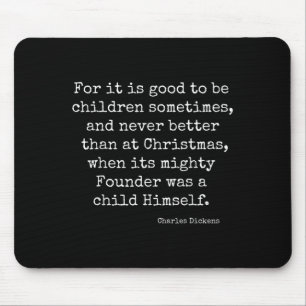 A Christmas Carol Charles Ens Book Reader Quote Gi Mousepad