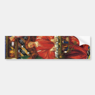 A Christmas Carol (Xmas) (Dante Gabriel Rossetti) Autoaufkleber