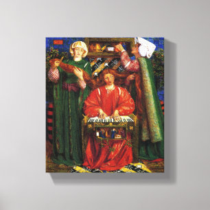 A Christmas Carol (Xmas) (Dante Gabriel Rossetti) Leinwanddruck