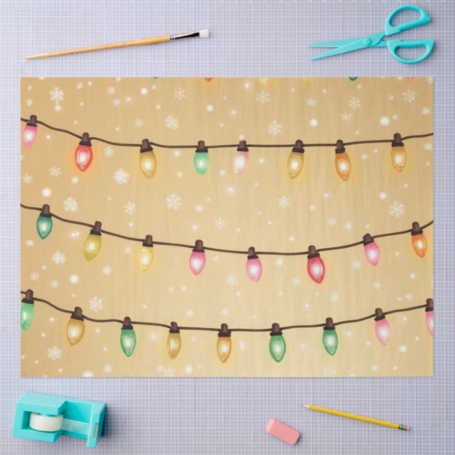 A Christmas Light Series Design #11 Seidenpapier (Basteln)