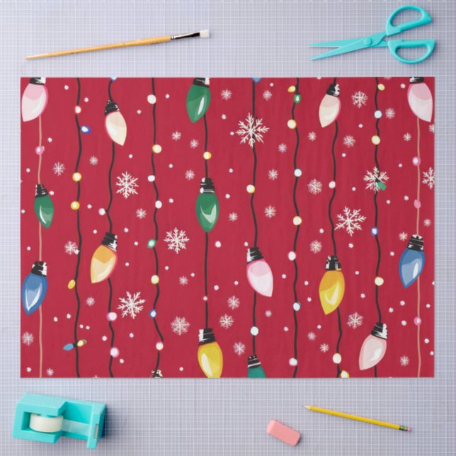 A Christmas Light Series Design #12 Seidenpapier (Basteln)