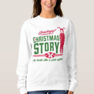 A Christmas Story   He Looks Like a Pink Nightmare Sweatshirt