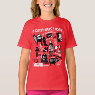 A Christmas Story Icons Graphic T-Shirt