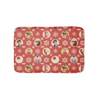 A Christmas Story Retro Snowflake Pattern Badematte