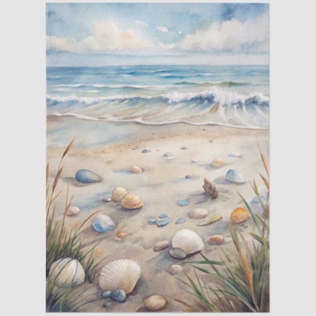 A Coastal Series Design 24 Seidenpapier (Vorderseite)