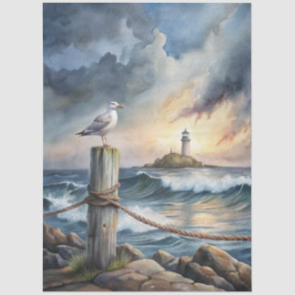 A Coastal Series Design 29 Seidenpapier