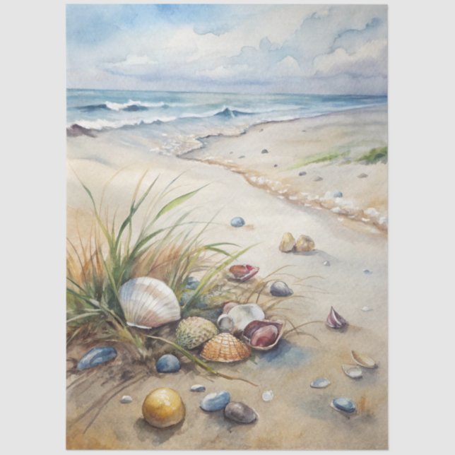 A Coastal Series Design 33 Seidenpapier (Vorderseite)