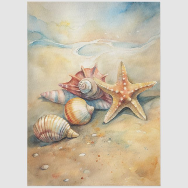 A Coastal Series Design 57 Seidenpapier (Vorderseite)