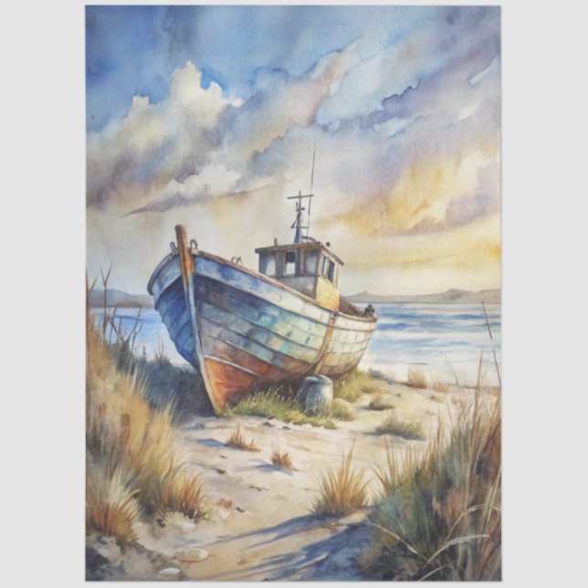 A Coastal Series Design 76 Seidenpapier (Vorderseite)