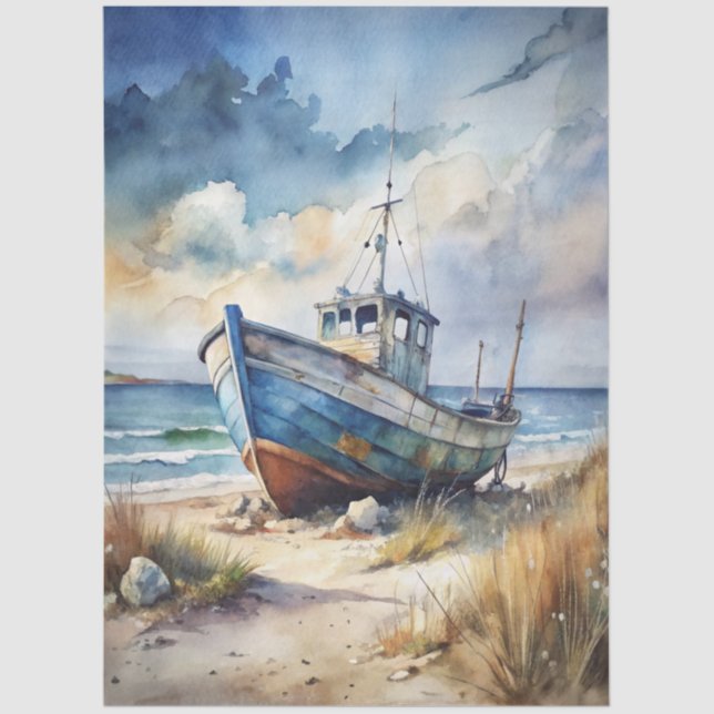 A Coastal Series Design 78 Seidenpapier (Vorderseite)