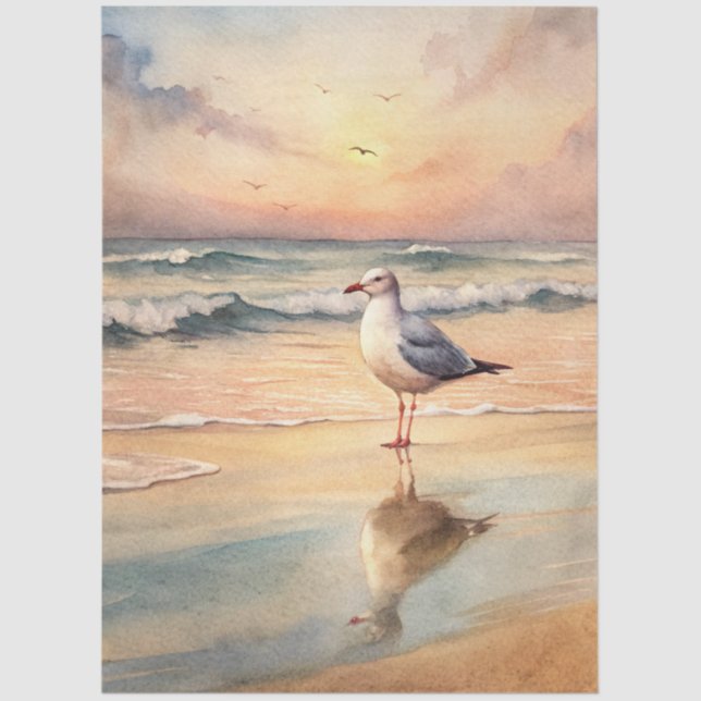 A Coastal Series Design 84 Seidenpapier (Vorderseite)