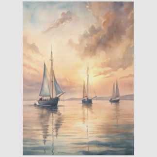 A Coastal Series Design 86 Seidenpapier