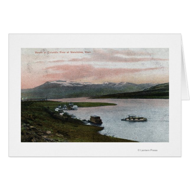 A Columbia River Riverboat Scene (Vorderseite (Horizontal))