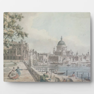 A copy of part of a drawing by Canaletto, of St. P Fotoplatte
