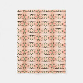 A Coral Honey Designer Fleece Blanket