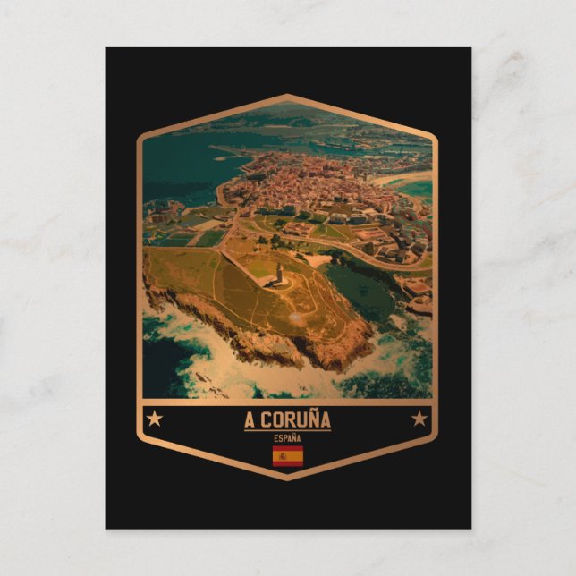A Coruña Postkarte (Vorderseite)