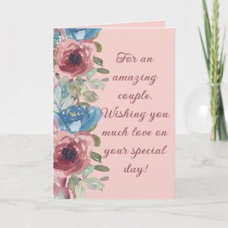 A couple's Love Anniversary Card Feiertagskarte