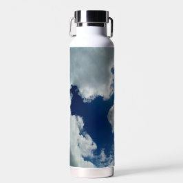 A curve in the clouds trinkflasche