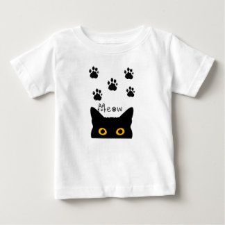 a cute cat baby t-shirt