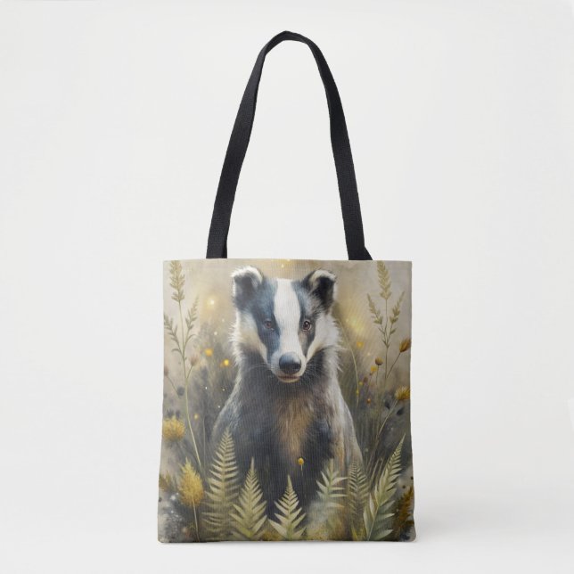 A Cute Forest Badger Tasche (Vorderseite)