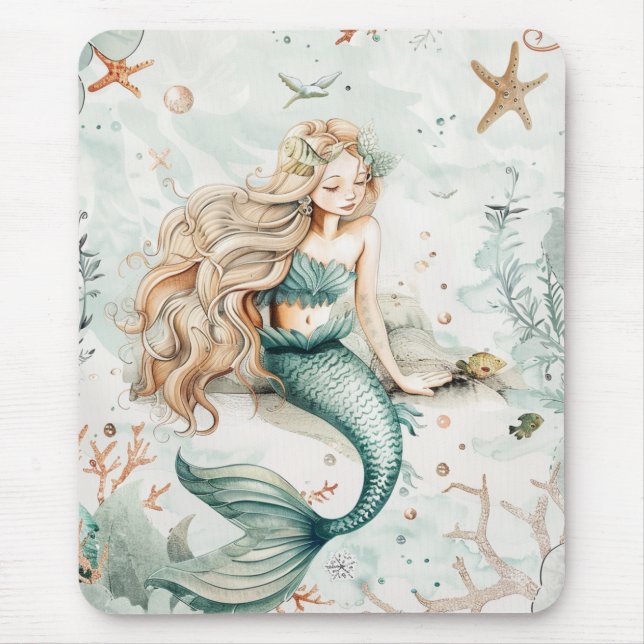 A Cute Mermaid Mousepad (Vorne)