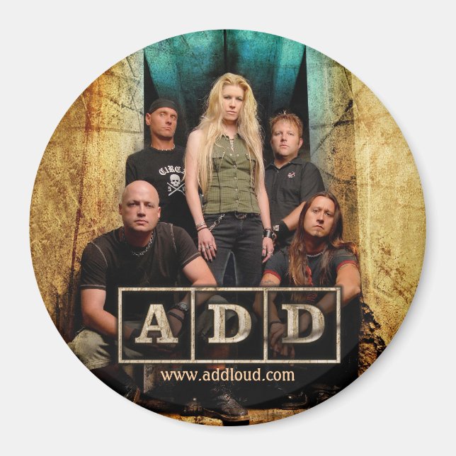 A.D.D. Magnet - rund (Vorne)