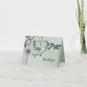 "A Daisy 4 You 4x5.6" Blank geklappt Dankeschön Ka Dankeskarte