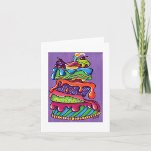 A.Daley Original BIRTHDAY leere Karte