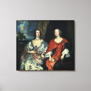 A. Dalkieth und Dame Kirk, 1640 Leinwanddruck