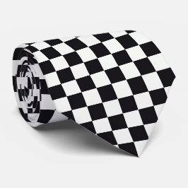 À damiers Cravate minimaliste