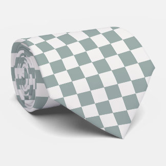 À damiers Cravate minimaliste