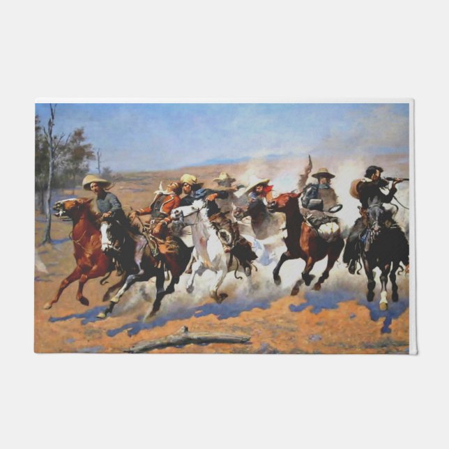 A Dash for Timber von Remington, Fußmatte (Vorderseite)