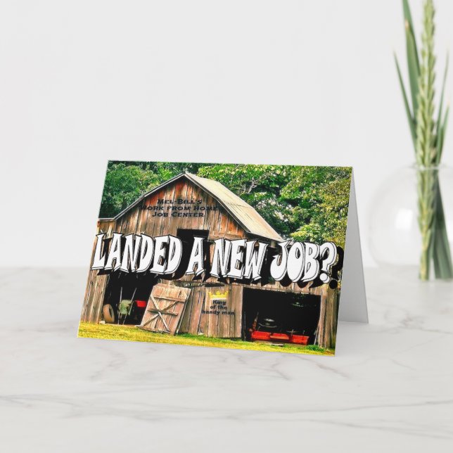 A DÉBARQUÉ un TRAVAIL, carte (Devant)