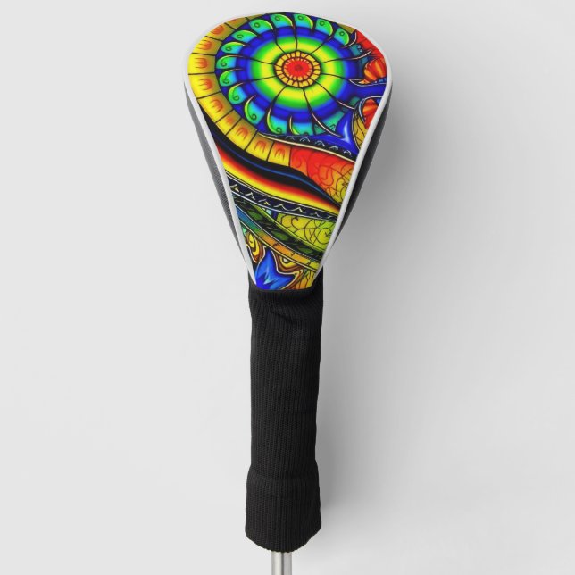 A Decorated Golf Club Cover Headcover (Vorderseite)