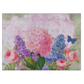 À Découper Fleurs Redoute Planche Décorative en Verre