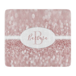 À Découper Parties scintillant rose Personnaliser la planche 