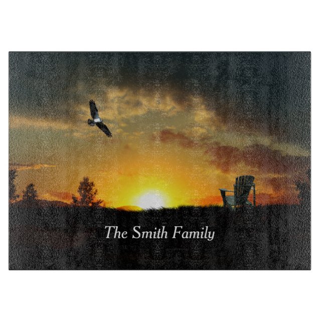 À Découper Planche de coupage de prairie grassy jaune (Devant)