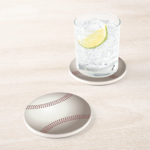 A Design of a Base or Soft Ball Getränkeuntersetzer