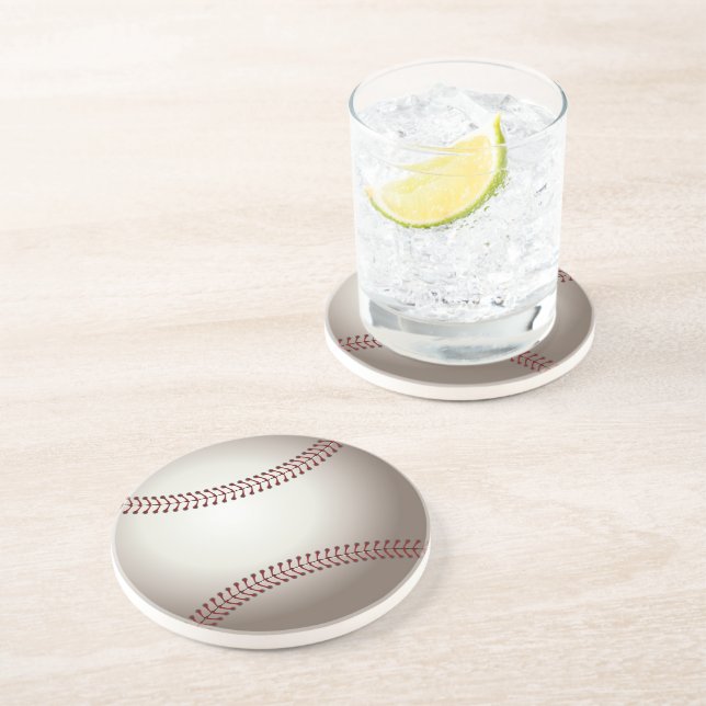 A Design of a Base or Soft Ball Getränkeuntersetzer (Seite)